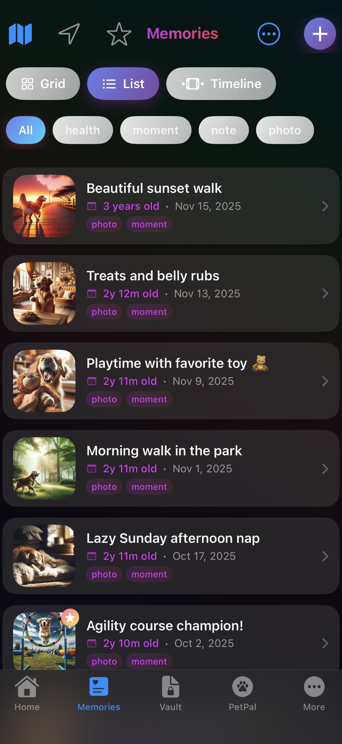 Time Capsule Letters Feature